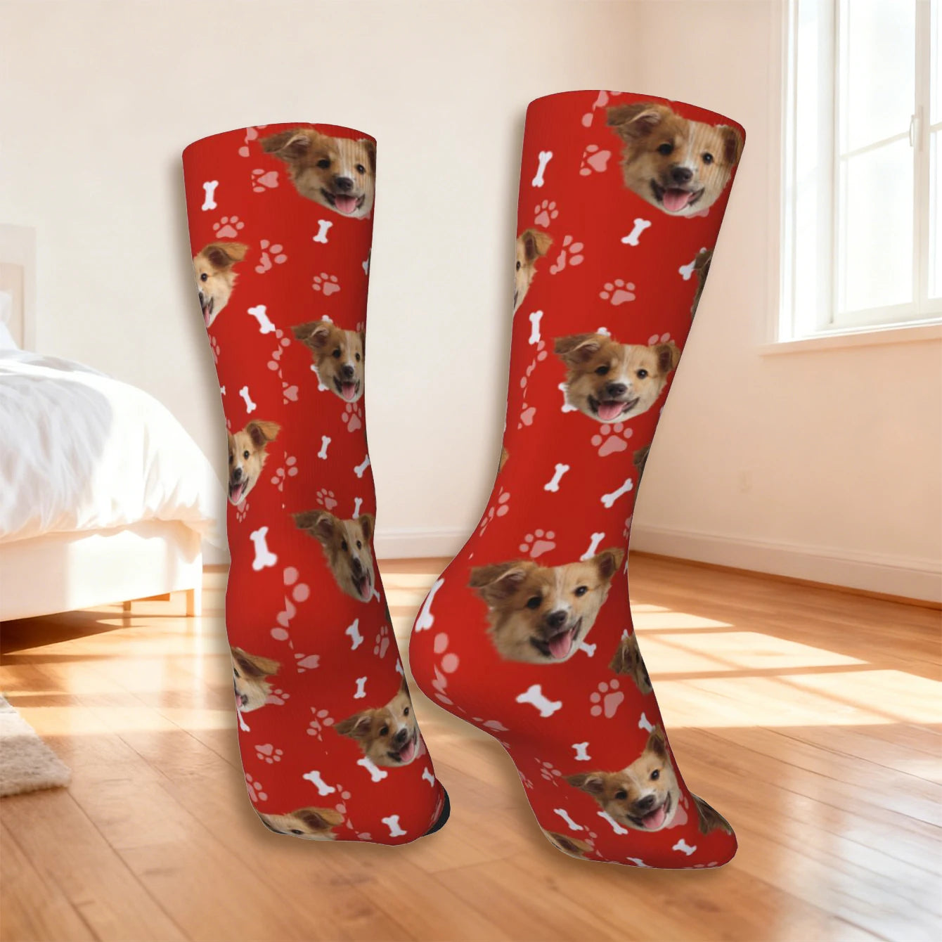 Happy-Fits Sok | Eigen foto honden sok