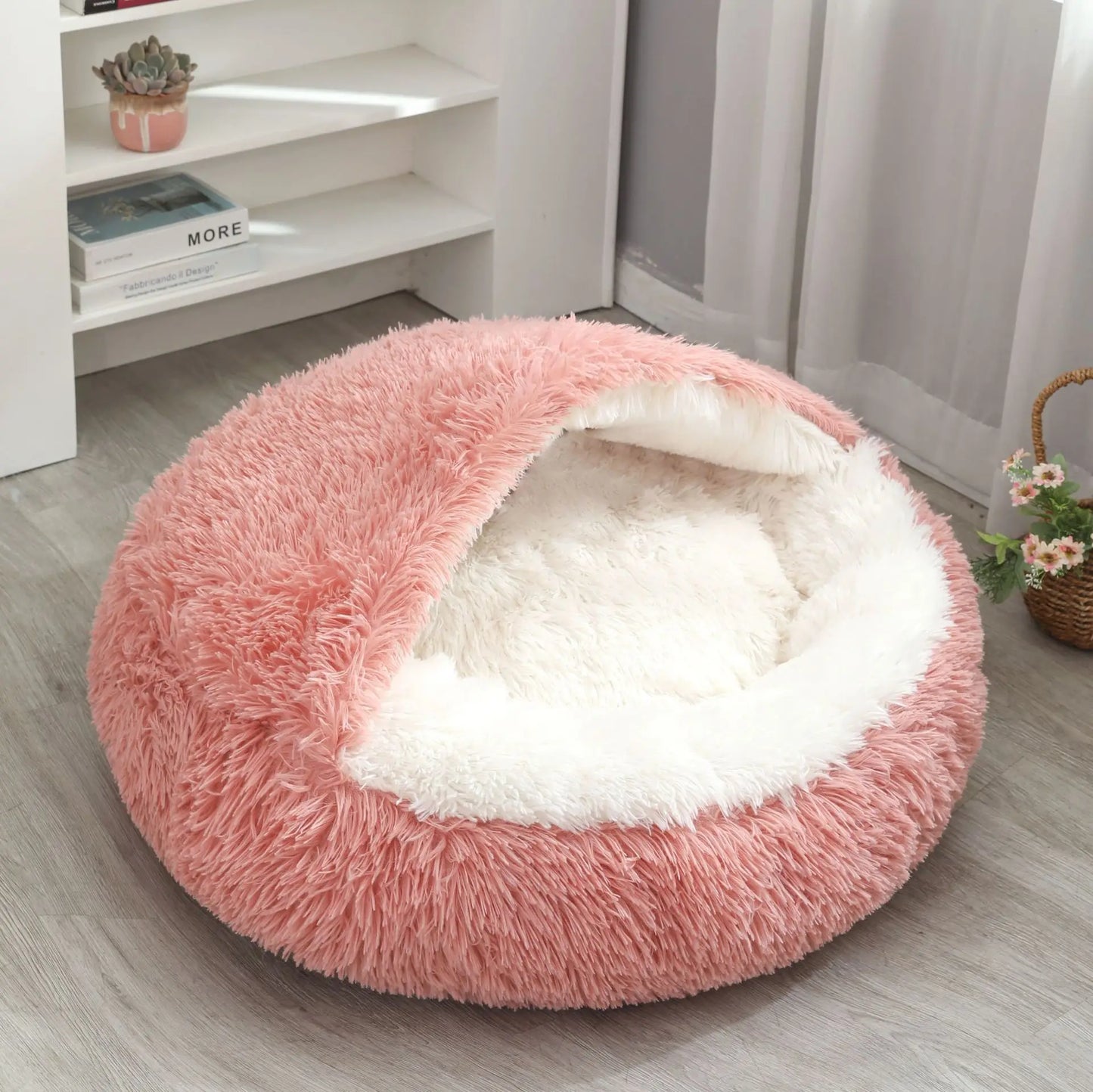 Fluffy Huisdieren Mand – Warme en Comfortabele Slaapplek voor Jouw Viervoeter!