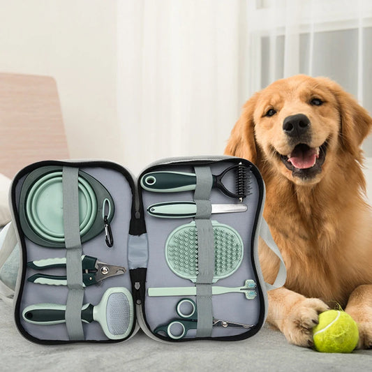 Honden Verzorgingsset 8-in-1 – Compleet & Multifunctioneel