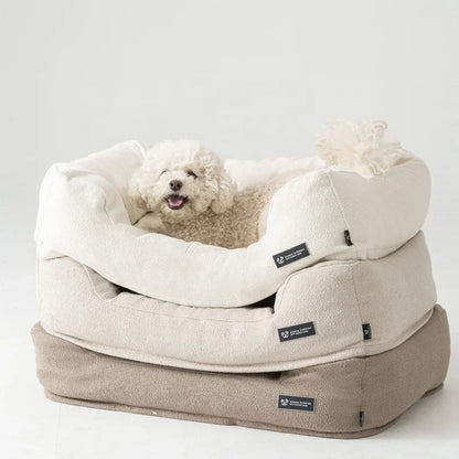 Beliebtes Hundebett – Luxuriöser Stoff für optimalen Komfort