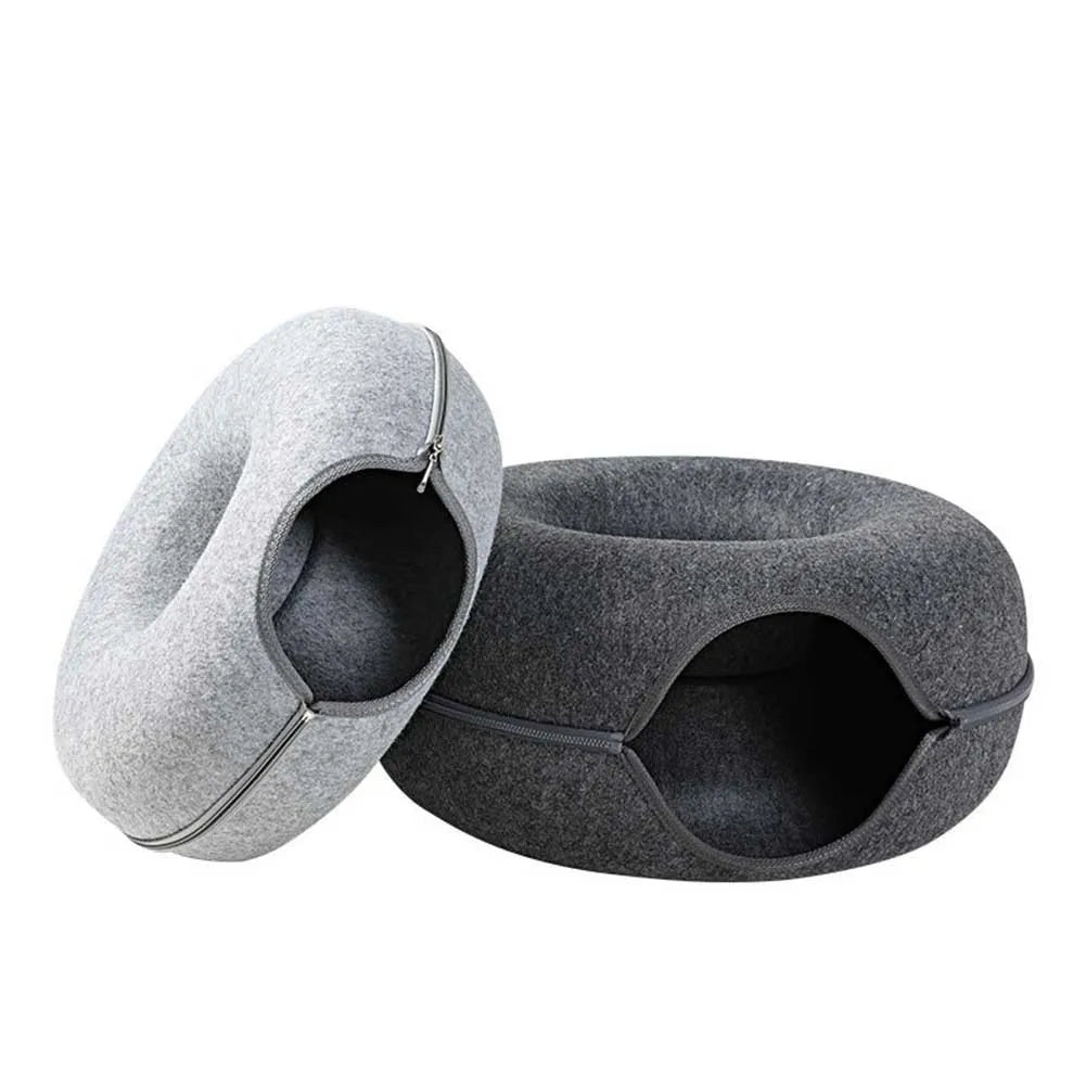 Donut Katten Tunnelbed – Speelse en Knusse Slaapplek voor Jouw Huisdier!