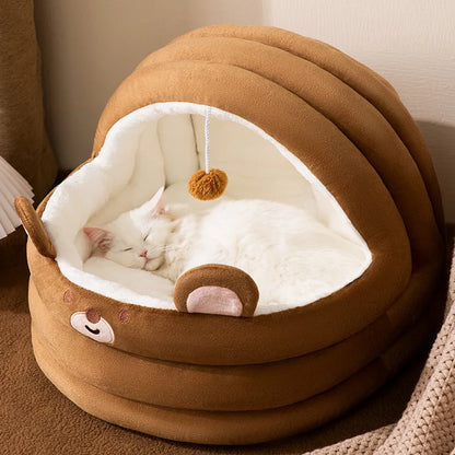 Knuffelbeer Hondenslaapbank – Warm & Comfortabel Nest voor Jouw Viervoeter