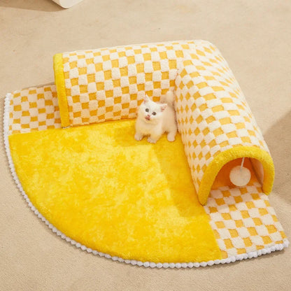 Playful Tunnel Mat – Den ultimative underholdning og komfort til dit kæledyr!