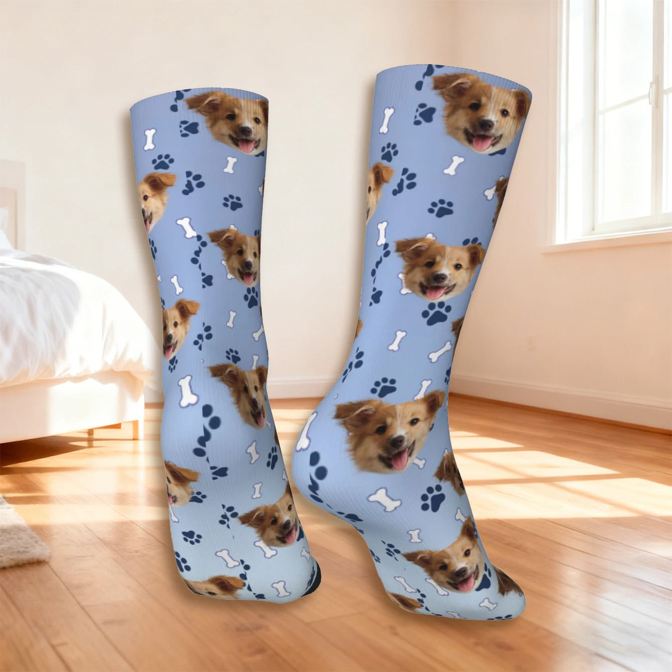 Happy-Fits Sok | Eigen foto honden sok