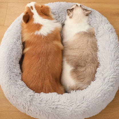 Superweiches rundes Hundebett – Wärme und Komfort für Ihren Hund