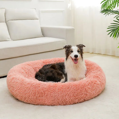 Blød rund hundeseng – hyggelig og komfortabel