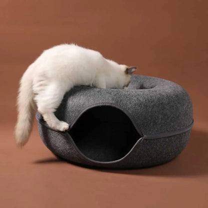 Donut Katten Tunnelbed – Speelse en Knusse Slaapplek voor Jouw Huisdier!
