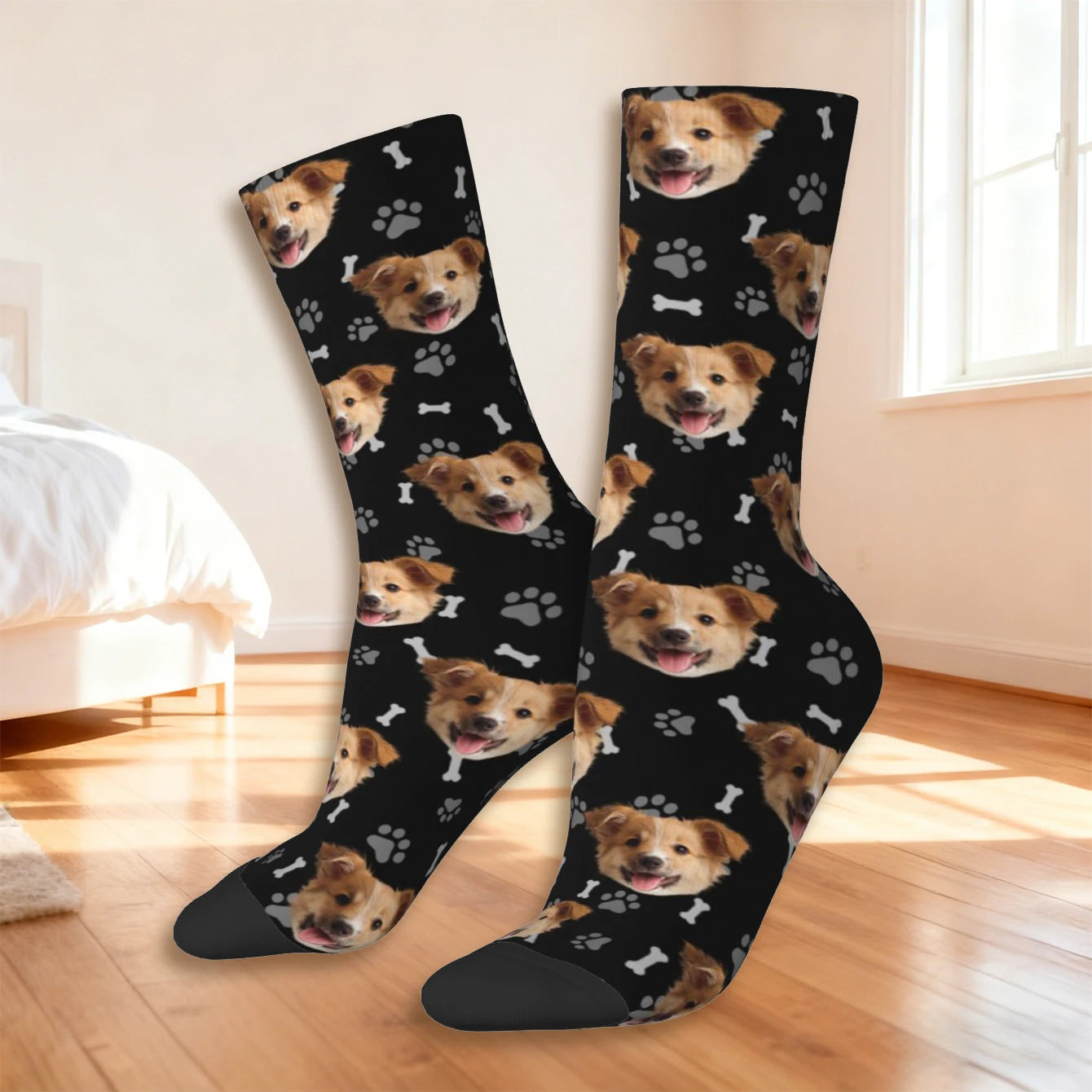 Happy-Fits Sok | Eigen foto honden sok