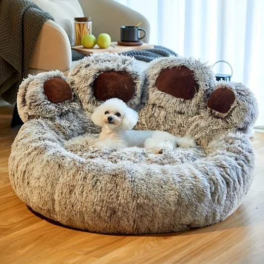 Fluffy Hondenpoot Mand – Schattige en Comfortabele Slaapplek voor Jouw Hond!