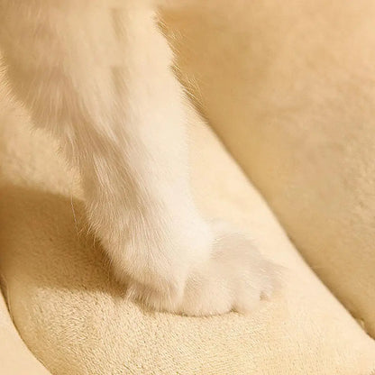Kattenbed Pantoffelvorm – Warm en Comfortabel Nest voor Jouw Kat
