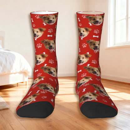 Happy-Fits Sok | Eigen foto honden sok