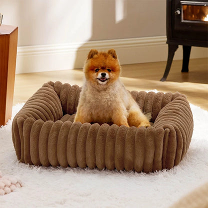 Luxe Pluche Hondenmand – Warm en Comfortabel