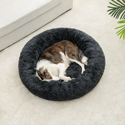 Zwart Rond Hondenbed – Knus en Comfortabel voor Jouw Hond