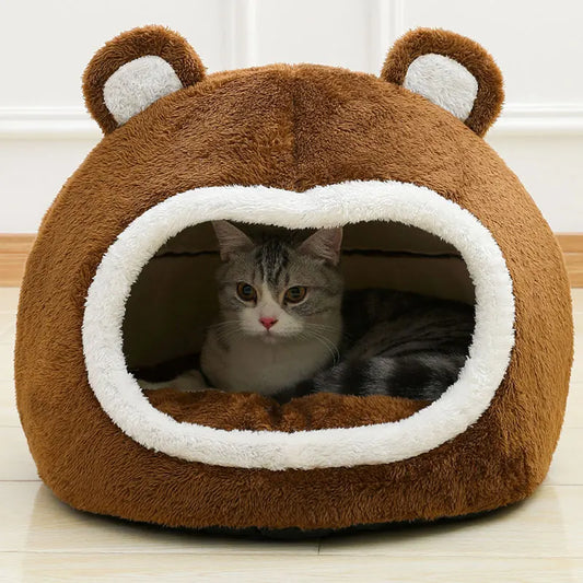 Grappig Kattenbed – Warm en Gezellig Huis voor Jouw Kat
