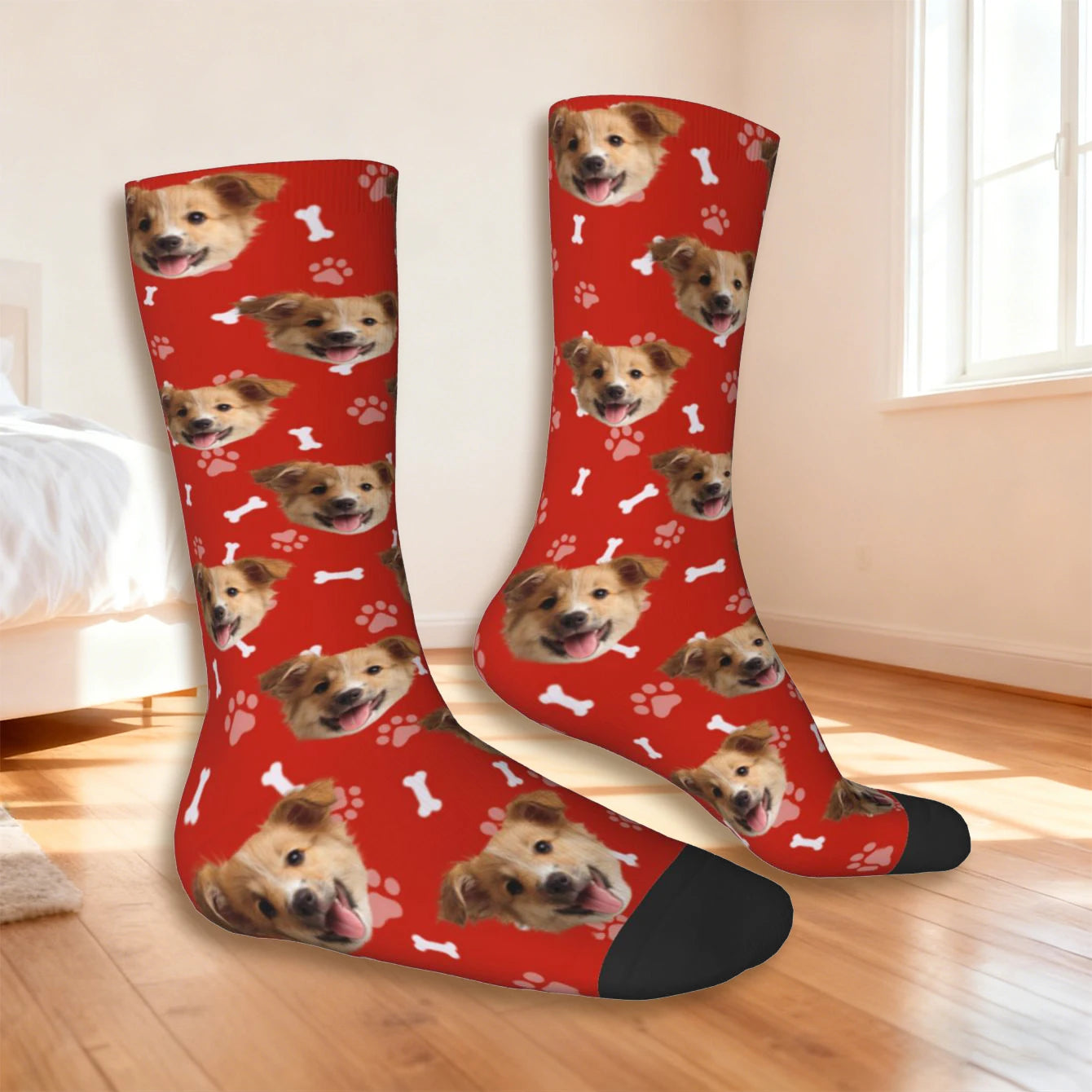 Happy-Fits Sok | Eigen foto honden sok