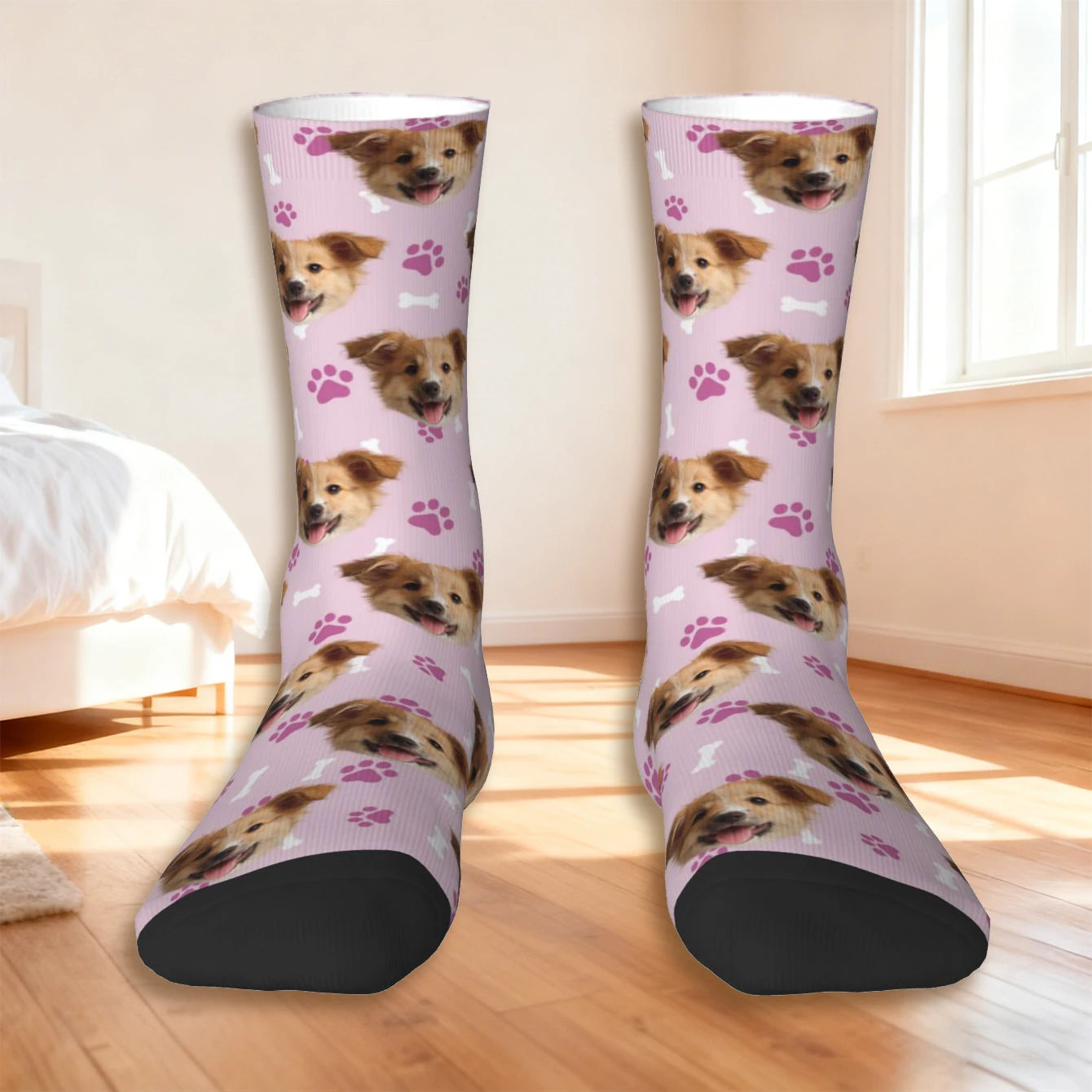 Happy-Fits Sok | Eigen foto honden sok