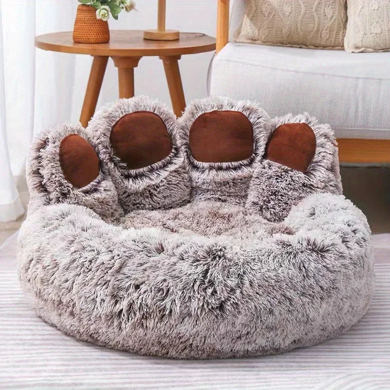 Fluffy Hondenpoot Mand – Schattige en Comfortabele Slaapplek voor Jouw Hond!