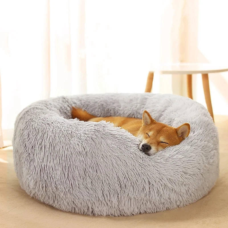 Superweiches rundes Hundebett – Wärme und Komfort für Ihren Hund