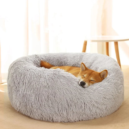 Superweiches rundes Hundebett – Wärme und Komfort für Ihren Hund