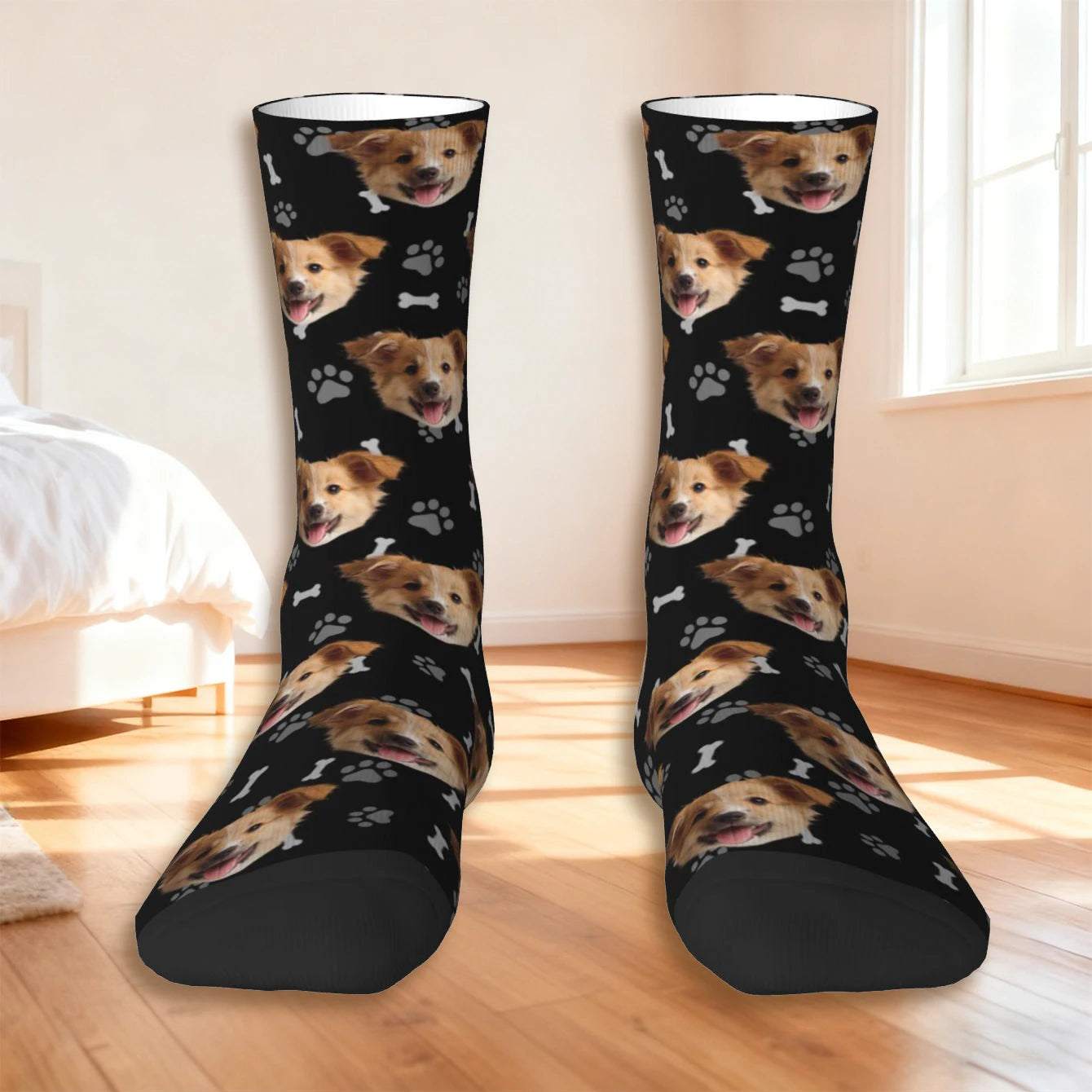 Happy-Fits Sok | Eigen foto honden sok
