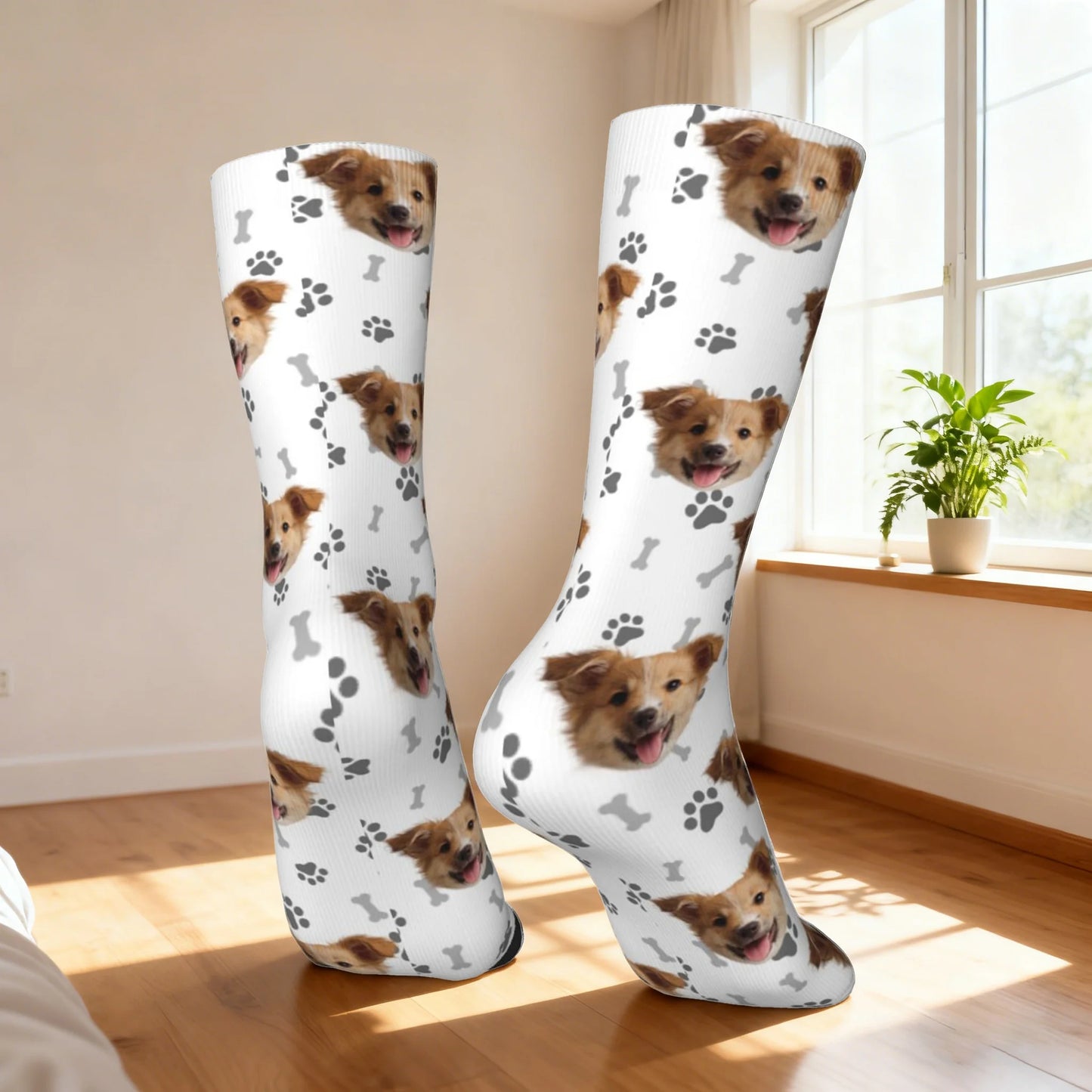 Happy-Fits Sok | Eigen foto honden sok