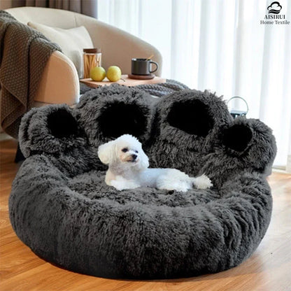 Fluffy Hondenpoot Mand – Schattige en Comfortabele Slaapplek voor Jouw Hond!