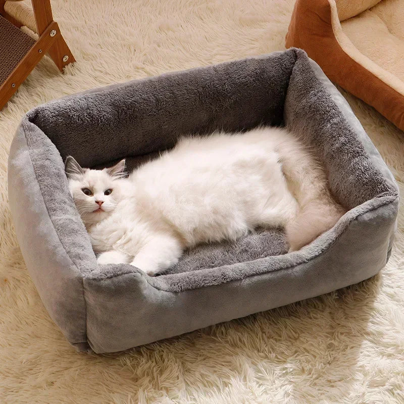 Pluche Huisdierenbed – Zacht & Warme Knusse Plek voor Jouw Lieveling!