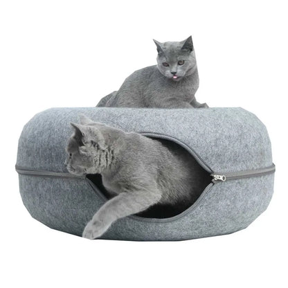 Donut Katten Tunnelbed – Speelse en Knusse Slaapplek voor Jouw Huisdier!