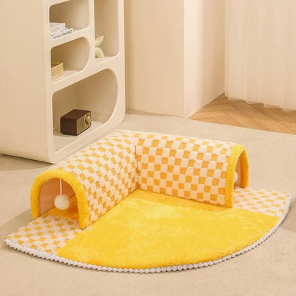 Playful Tunnel Mat – Den ultimative underholdning og komfort til dit kæledyr!