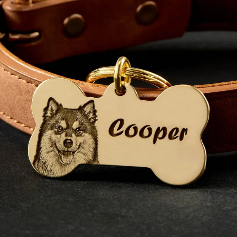 Hondenpenning met Naam & Foto – Gepersonaliseerd