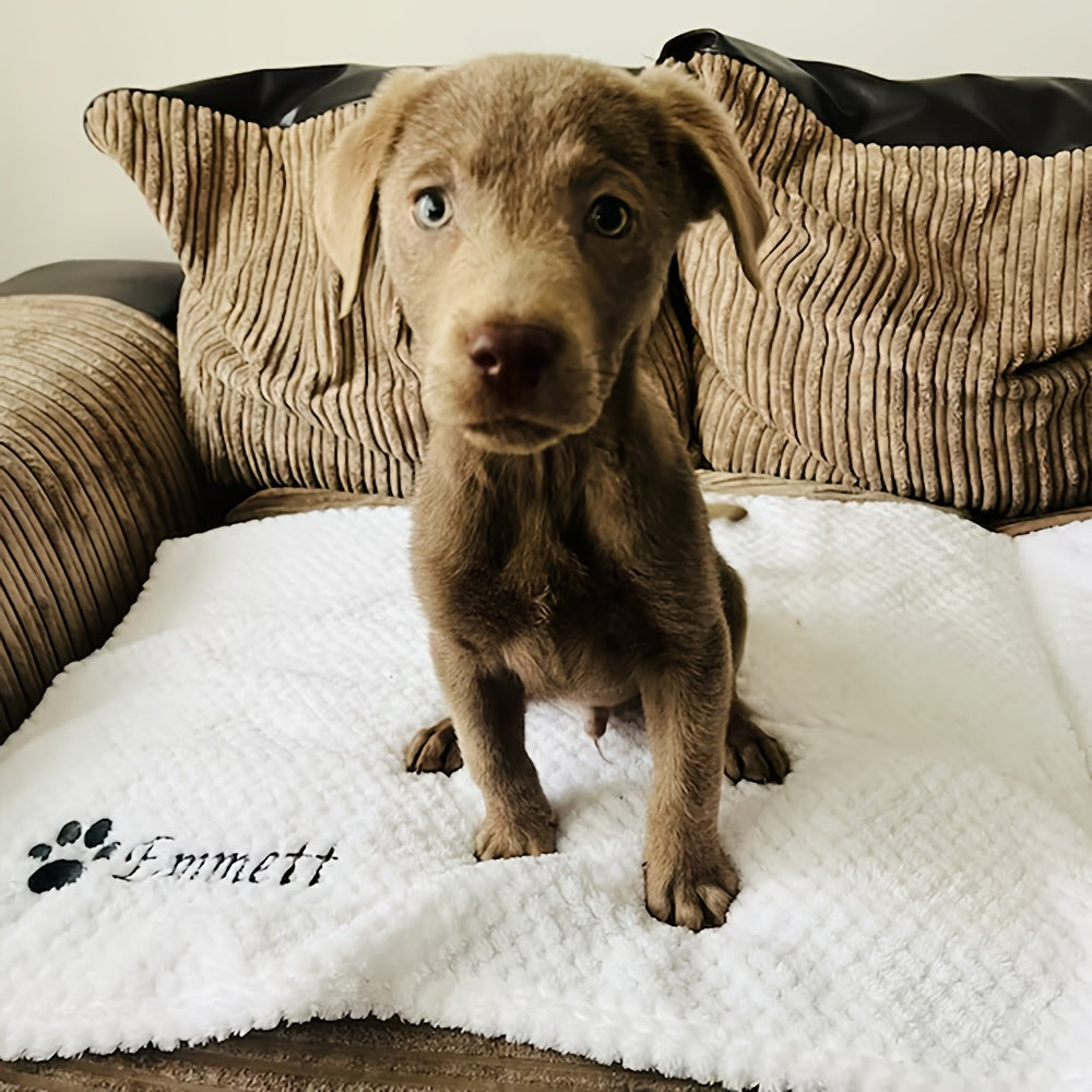 Hundedecke – Persönlich bestickt mit Namen