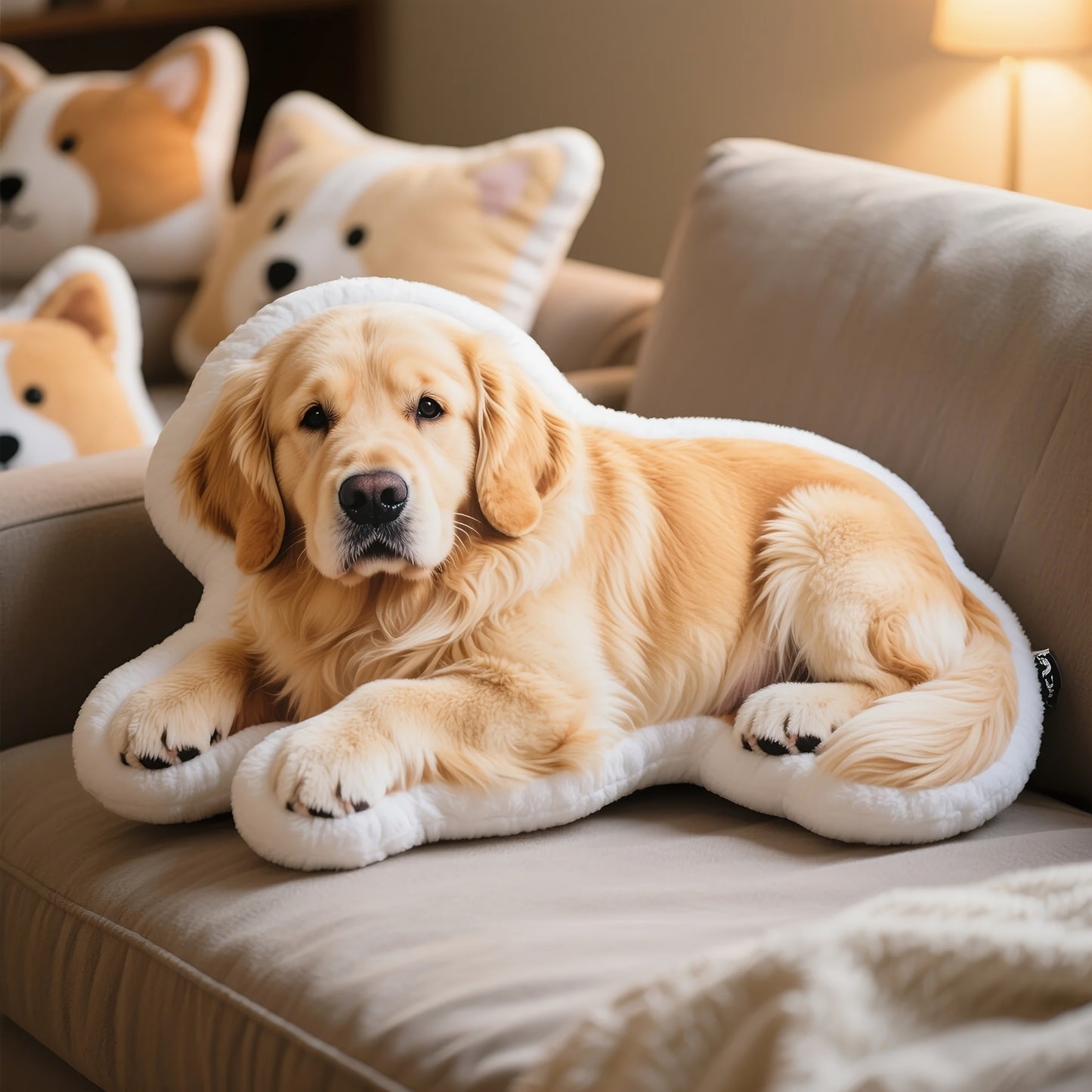 Honden Fotokussen – Gepersonaliseerd en Zacht met Foto van Jouw Hond