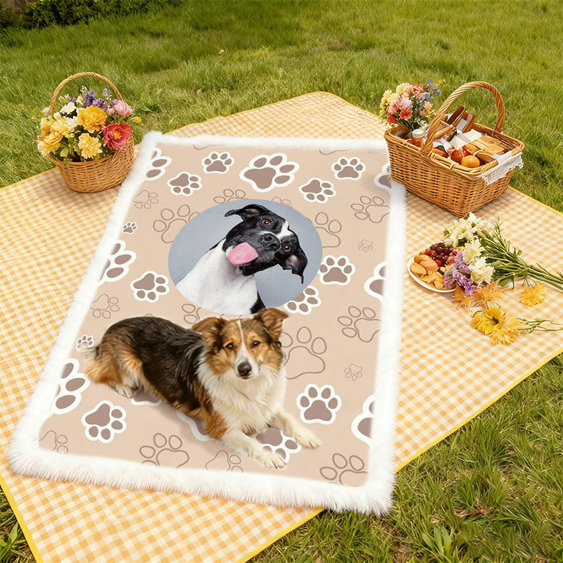 Hundedecke mit Name & Foto – Weich und Persönlich