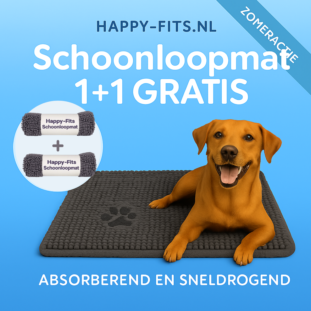 Honden Schoonloopmat – Absorberend en Sneldrogend | 1+1 GRATIS