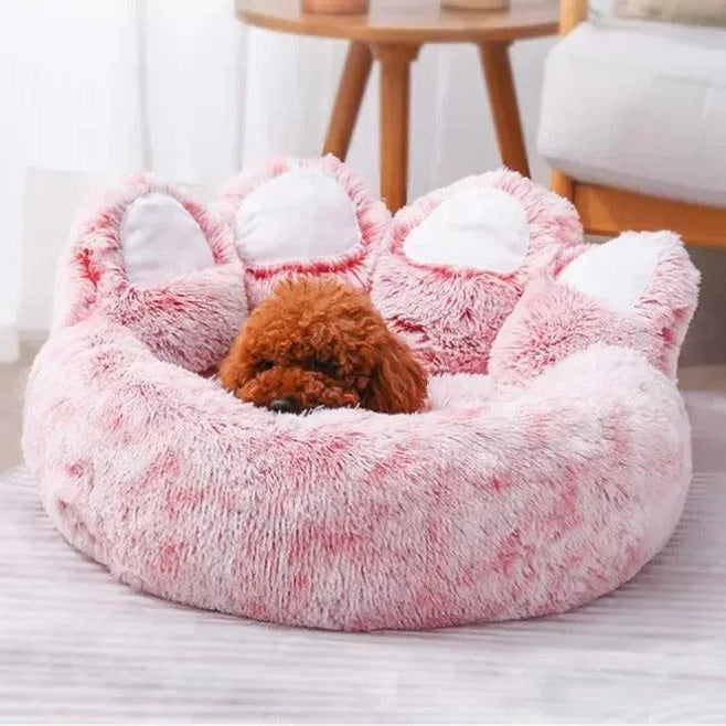 Fluffy Hondenpoot Mand – Schattige en Comfortabele Slaapplek voor Jouw Hond!